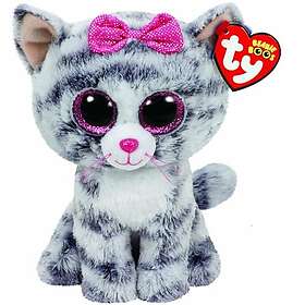 TY Beanie Boos KIKI Grå Katt 15 cm