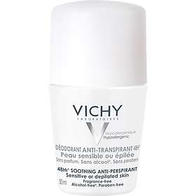 Vichy 48hr Soothing Antiperspirant Sensitive Or Depilated Skin Roll-On 50ml