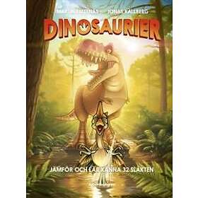 Dinosaurier : Jämför och lär känna 32 släkten