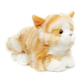 Uni-Toys Katt med röst Brun-Vit 20cm