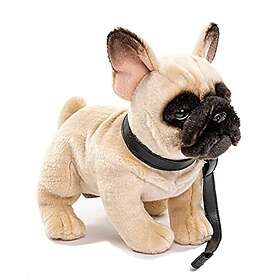 Uni-Toys Fransk Bulldog med Bånd Kosedyr 27cm