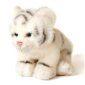 Uni-Toys Vit Tiger Baby Sittande 19cm