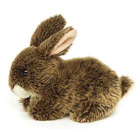 Uni-Toys Hare Liggande Brun 18cm