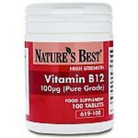 Nature's Best Vitamin B12 100µg 100 Tabletter