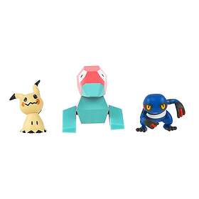 Pokémon Battle Figure 3-pack - Mimikyu, Porygon & Croagunk