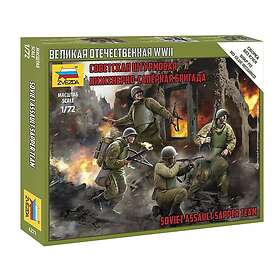 Zvezda 1/72 WWII Soviet Assault Sapper Team