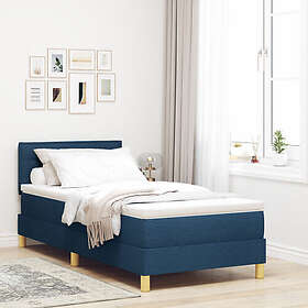 vidaXL 90x200cm with mattress Blue