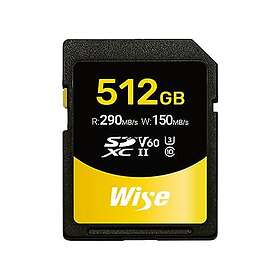 WISE SDXC UHS-II V60 512GB
