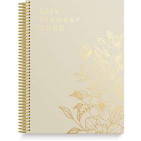 Burde Kalender 2026 A5 Life Planner Bloom Beige