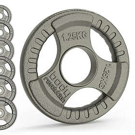 Body Revolution Olympic Tri Grip Cast Iron Weight Plates Sets 2x1.25kg