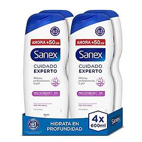 Sanex Expertvård Pro Hydrate Duschgel 4x600ml