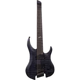 Legator Guitars Ghost G7FSS Multi-Scale Headless 7-String Black Flame