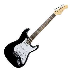 Fairclough S-Style Black SSS Rosewood Fingerboard White Pickg