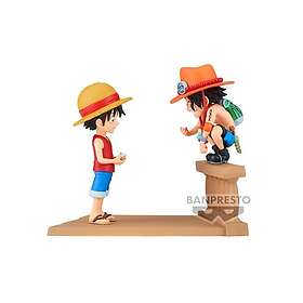 Banpresto One Piece Luffy & Ace WCF Log Stories Figur 8cm