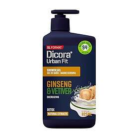 Dicora UrbanFit Energizing Vetiver & Ginger  Shower Gel 825ml
