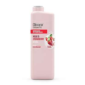 Dicora UrbanFit Milk & Strawberry Bath Gel 750ml