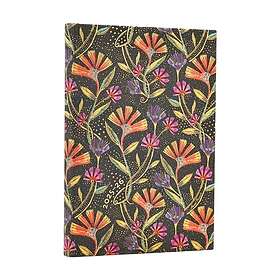 2026 Wild Flowers (Playful Creations) Mini 18month Horizontal Hardcover Flexi Dayplanner 20252026 (Elastic Band Closure)