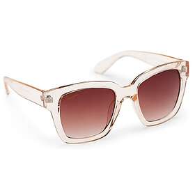 Haga Eyewear Marbella Transparent Peach - Brun Gradient Lens