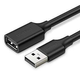 Ugreen USB-A Male to USB-A Female 1.5m Black