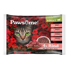Pawsome Adult Cat 4x0,085kg