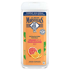 Le Petit Marseillais Gel Douche Et Bain Pamplemousse Bio Et Orange Bio 650ml