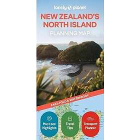 Lonely Planet New Zealand's North Island Planning Map