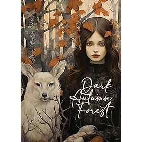 Dark Autumn Forest Coloring Book for Adults