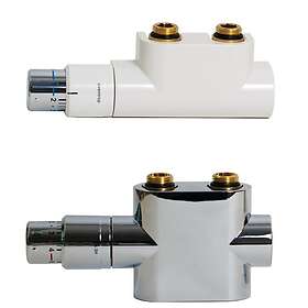 Purmo multiblok designventil rak, krom