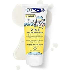 Triswim Junior Anti-Chlorine After-Swim Bath Gel and Shampoo för Barn 200ml