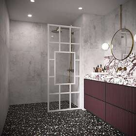 Hietakari Bläk 800 Shanghai Fast Duschvägg 800-61-8