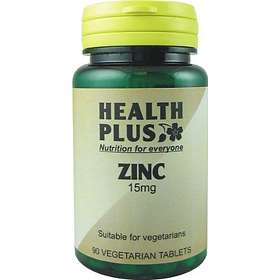 Health Plus Zinc 15mg 90 Tablets
