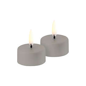 Uyuni Lighting Genopladelig fyrfadslys 3,9x2,3 cm 2-pack