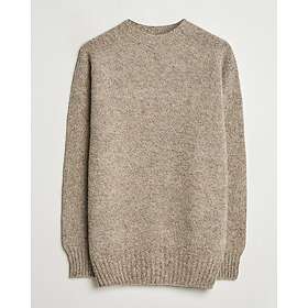 Sunspel Brushed Shetland Crew Neck (Herr)