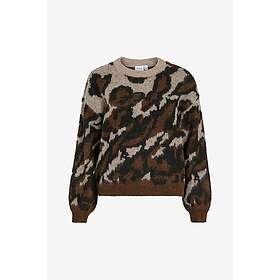 Vila viLoma O-neck L/S Jacquard Knit Top (Dame)