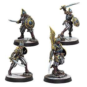 Corvus Belli Warcrow: The Miniatures Combat Game Hegemony Black Legion Bucklerme