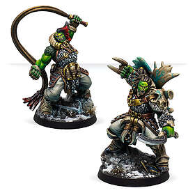 Corvus Belli Warcrow: The Miniatures Combat Game Northern Tribes Orc Officers