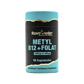 Rawpowder Metyl B12+Folat 90 sugtabletter