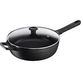 Tefal G61237 Rund Sort Stegepande 28cm