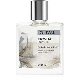 Olival Crystal Dry Oil Multi Purpose Shimmer Oil for Face, Body and Hair 50ml