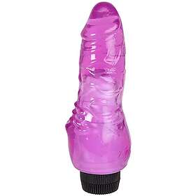 Sustainable Pleasure Vibrating Dong With Clitoris Stimulation 18cm