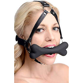 XR Play Hard Hound Bone Gag Head Harness