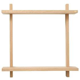 Andersen Treat Vägghylla Dubbel 60x60 cm Ek