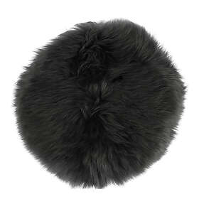 Natures collection A/S Sittdyna New Zealand fårskinn lång ull 34 cm Grå