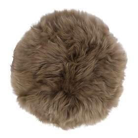 Natures collection A/S Sittdyna New Zealand fårskinn lång ull 34 cm taupe