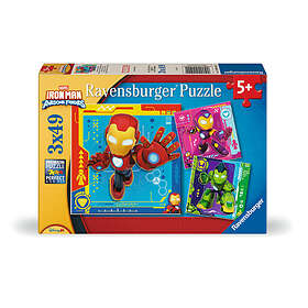 Ravensburger Iron Man & Hans Fantastiska Vänner 3x49 Bitar