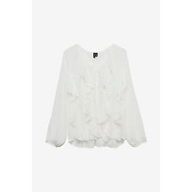 Vero Moda vmOakley LS Ruffle Top Wvn Exp Sb5 (Dam)
