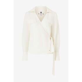 Tommy Hilfiger Textured Linen Wrap Blouse (Women's)