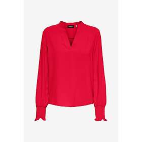 Only Blouse onlMette V-neck Smock Top Wvn (Women's)