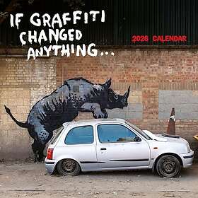 2026 Banksy, If Graffiti Changed Anything Wall Calendar
