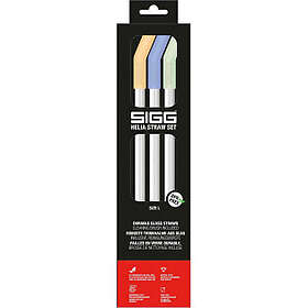 SIGG Helia Glas Sugerør Sæt Dag Stor 3-pack